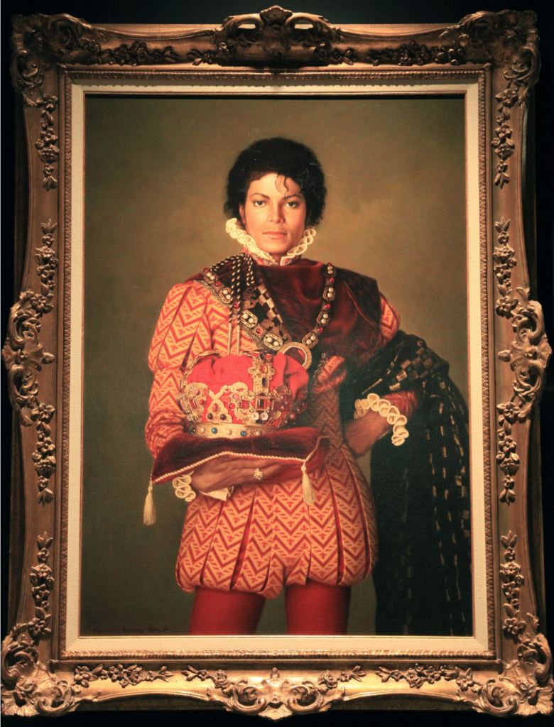 Elizabethen Michael Jackson painting by David Nordahl - The Real King of Pop